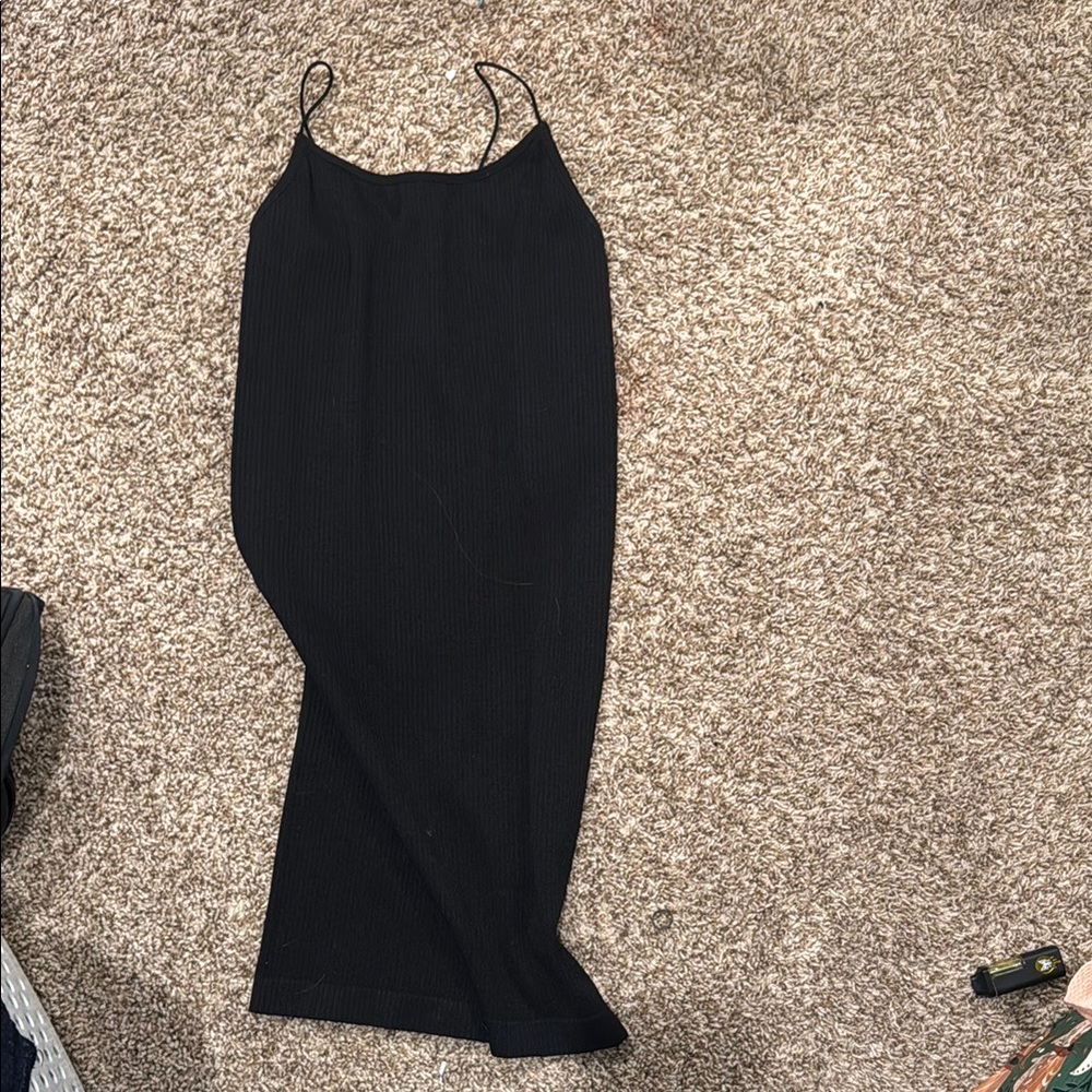 Black Spaghetti Strap Dress